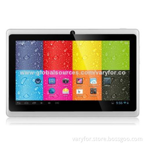 7-inch Android Allwinner A13 Q88 tablet PC, 800*480pixels, DDR3 512MB RAM with dual camera and WiFi